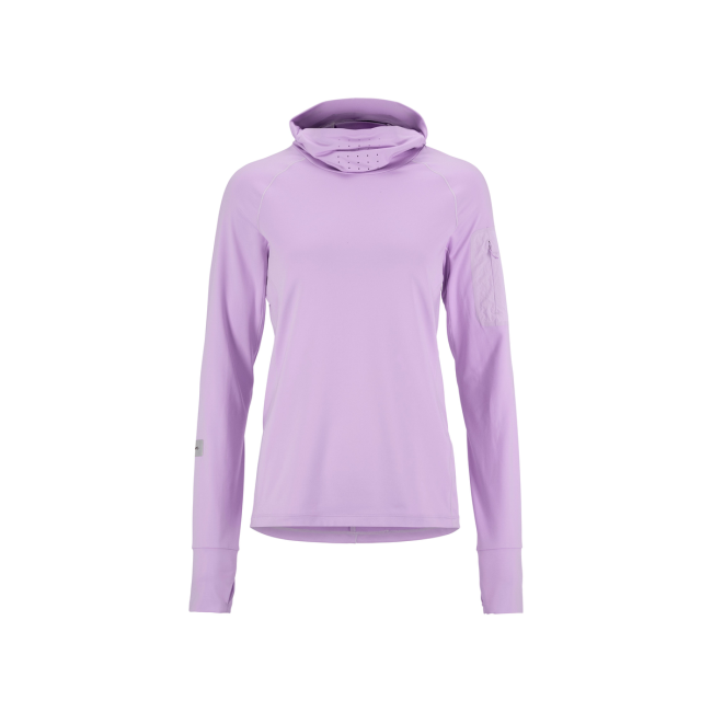 Craft Subz Thermal Hood W – Bluză termică de alergare cu glugă - Mov