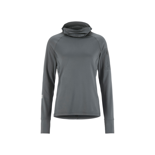 Craft Subz Thermal Hood W – Bluză termică de alergare cu glugă - Gri
