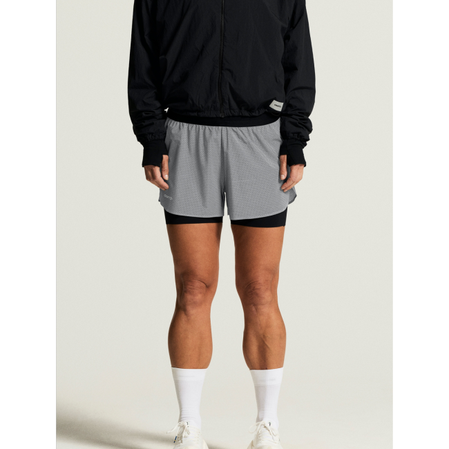Craft Reflective Shorts W – Pantaloni scurți de alergare reflectorizanți - Gri