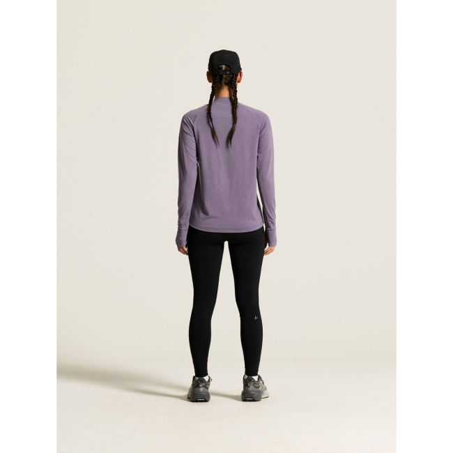 Craft Subz Zip Jersey W – Bluză caldă de alergare cu fermoar - Mov