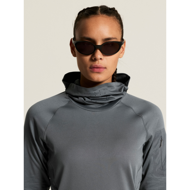 Craft Subz Thermal Hood W – Bluză termică de alergare cu glugă - Gri