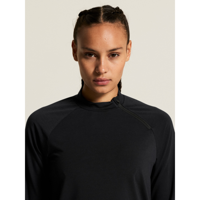 Craft Subz Zip Jersey W – Bluză caldă de alergare cu fermoar - Negru