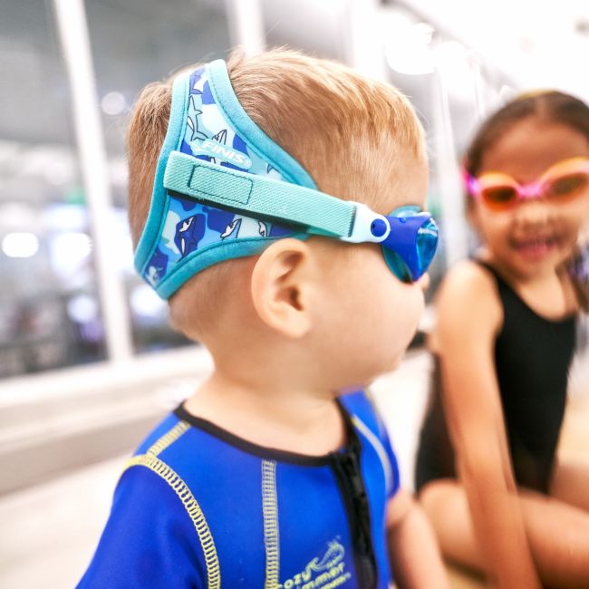 Finis - ochelari inot copii 3+ ani - DragonFlys Goggles - Camuflaj rechin