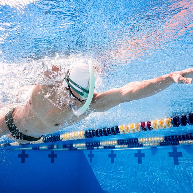Finis - snorkel inot - Stability Snorkel - fara suport de frunte - Verde salvie