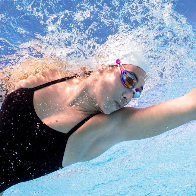 Finis - ochelari inot - Bolt Goggles - competitie - Orhidee cu lentilă oglindă