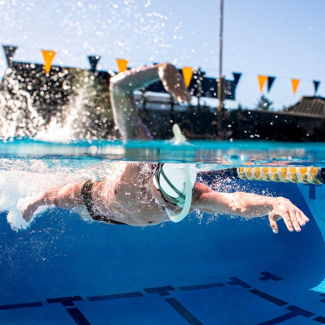 Finis - snorkel inot - Stability Snorkel - fara suport de frunte - Verde salvie