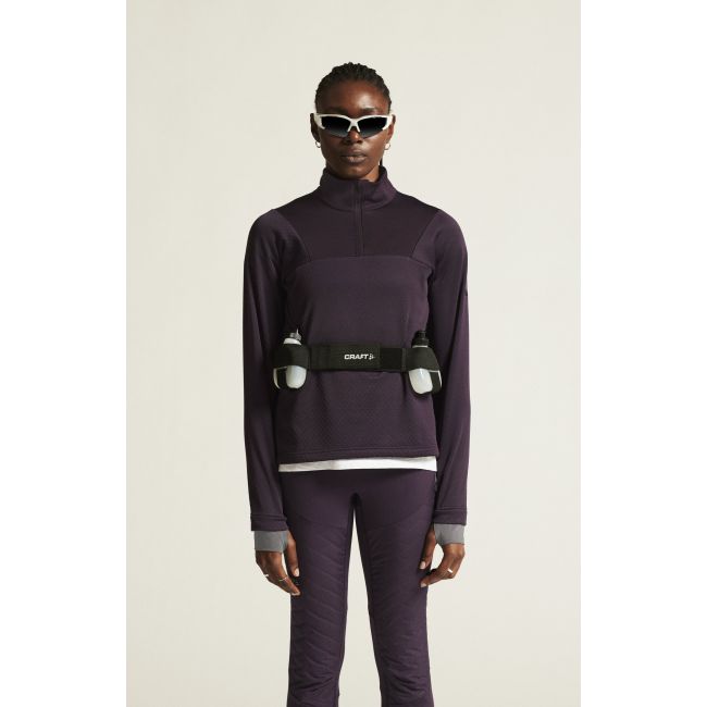 Craft Core Gain Thermal Midlayer W – Bluză fleece termică cu fermoar scurt - Mov