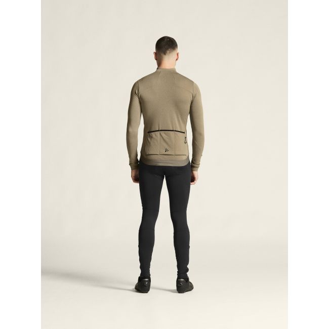 Craft ADV Bike Subz LS Jersey – Tricou de ciclism cald cu mânecă lungă - Bej