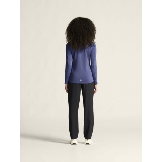 Craft Core Gain Midlayer W – Bluză strat intermediar cu fermoar scurt - Albastru (388000)