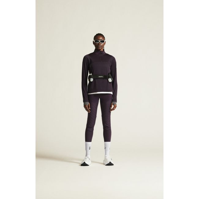 Craft Core Gain Thermal Midlayer W – Bluză fleece termică cu fermoar scurt - Mov