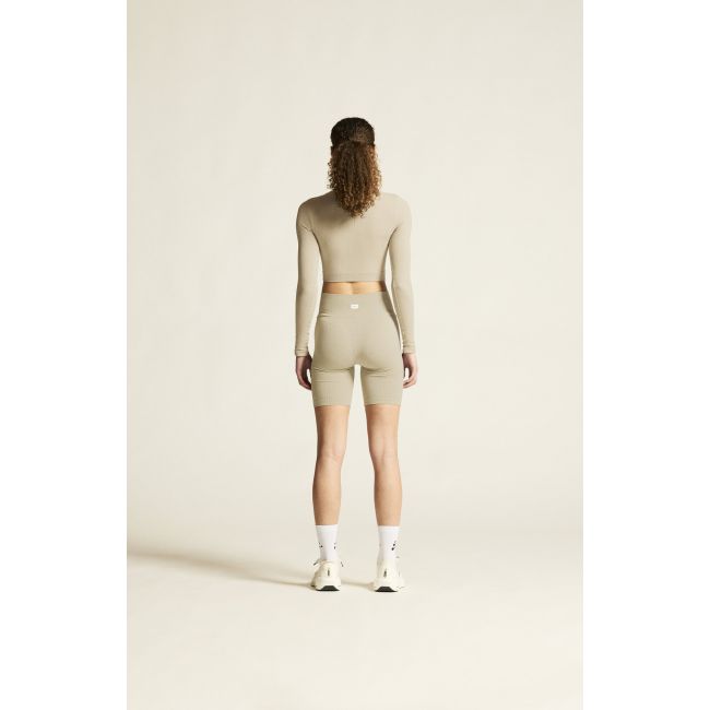 Craft Collective Rib Short Tights W – Colanți scurți reiați - Maro