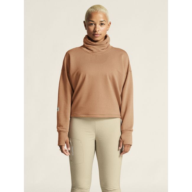 Craft Subz Funnelneck Jersey W – Bluză cu guler înalt - Roz