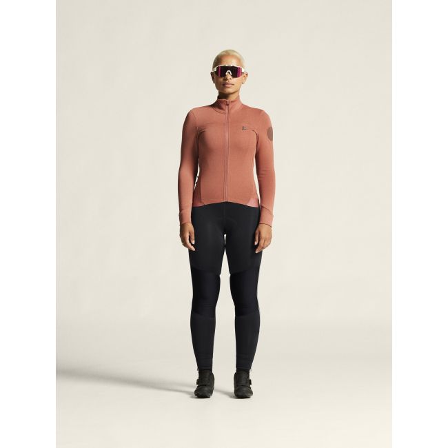 Craft ADV Bike Subz LS Jersey W – Tricou de ciclism cald cu mânecă lungă - Roz (747000)