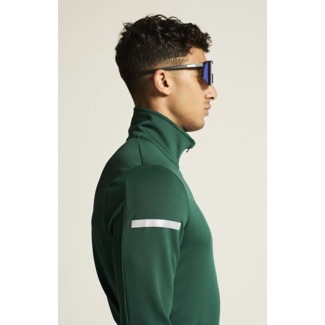 Craft ADV Subz LS 2 – Bluză de alergare cu guler și fermoar - Verde (640000)