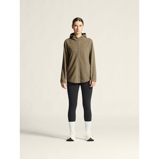 Craft Join Pile Fleece FZ Hood W – Hanorac fleece pufos cu fermoar - Bej