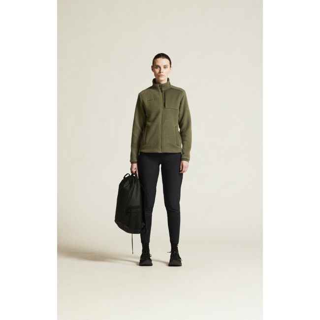 Craft ADV Explore Pile Fleece Jacket W – Geacă fleece pufos - Verde