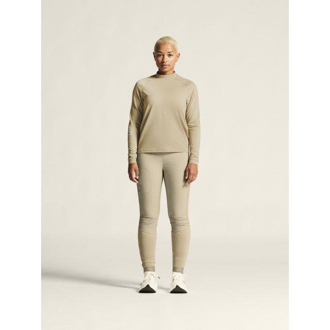 Craft Subz Jersey W – Bluză caldă de alergare - Bej