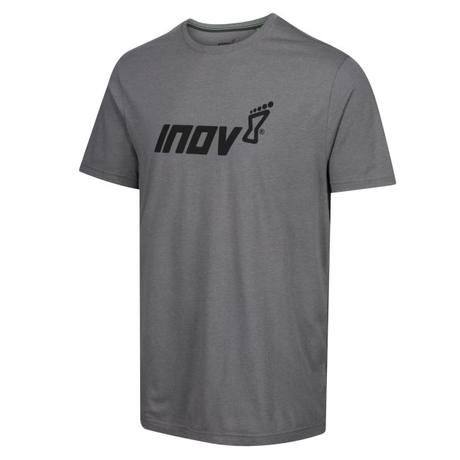 INOV8 Graphic Tee SS INOV8 – Tricou din bumbac cu imprimeu - Gri