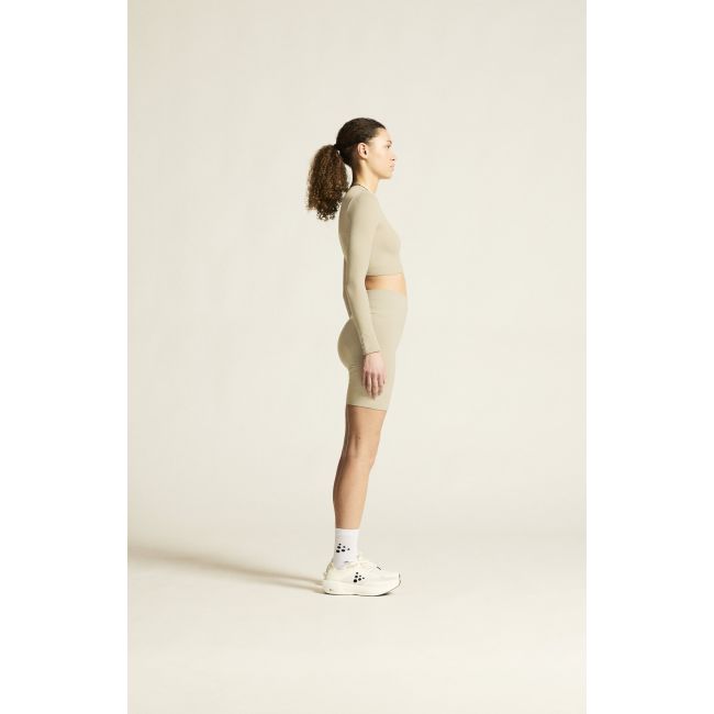 Craft Collective Rib Short Tights W – Colanți scurți reiați - Maro