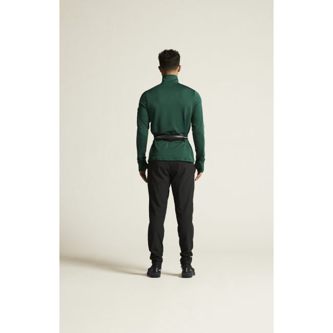 Craft ADV Subz LS 2 – Bluză de alergare cu guler și fermoar - Verde (640000)