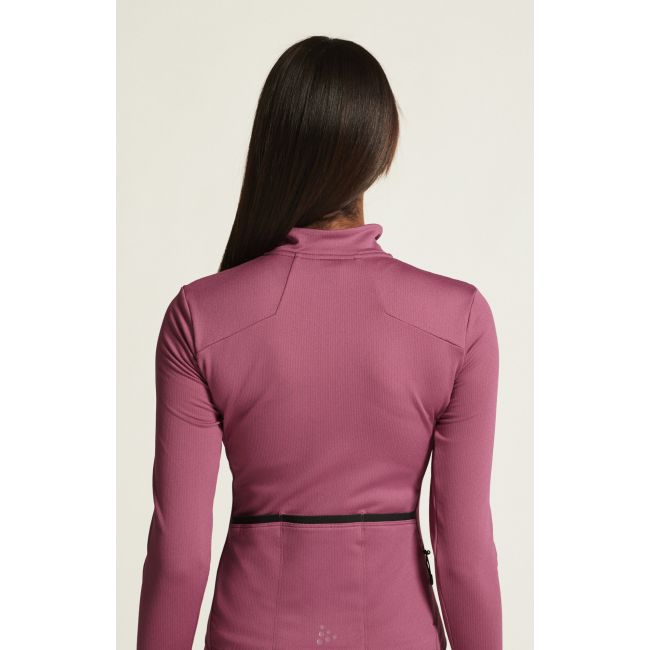 Craft ADV Bike Subz LS Jersey W – Tricou de ciclism cald cu mânecă lungă - Roz (744000)