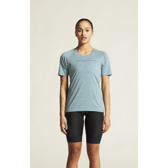 Craft ADV Gravel SS Tee W – Tricou de ciclism gravel - Albastru