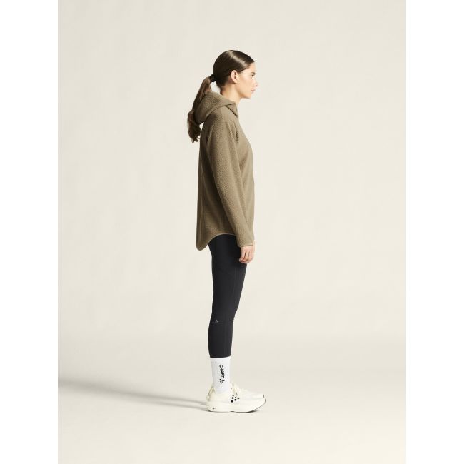 Craft Join Pile Fleece FZ Hood W – Hanorac fleece pufos cu fermoar - Bej
