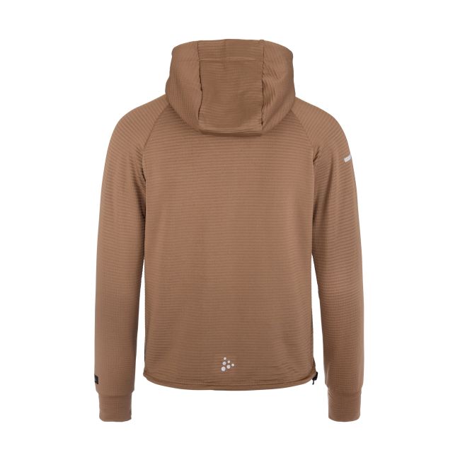 Craft Subz Light Hood Sweater W – Bluză hibridă cu glugă - Maro