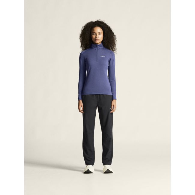 Craft Core Gain Midlayer W – Bluză strat intermediar cu fermoar scurt - Albastru (388000)