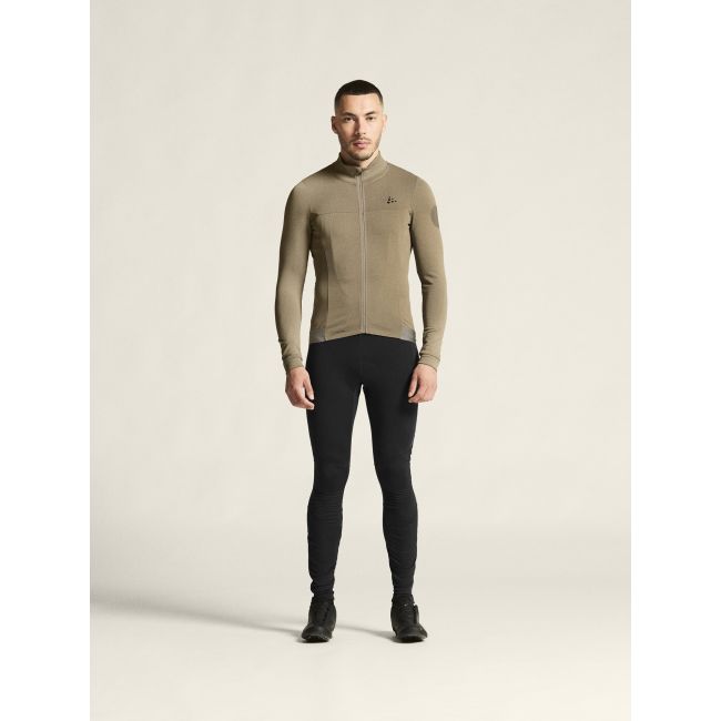Craft ADV Bike Subz LS Jersey – Tricou de ciclism cald cu mânecă lungă - Bej