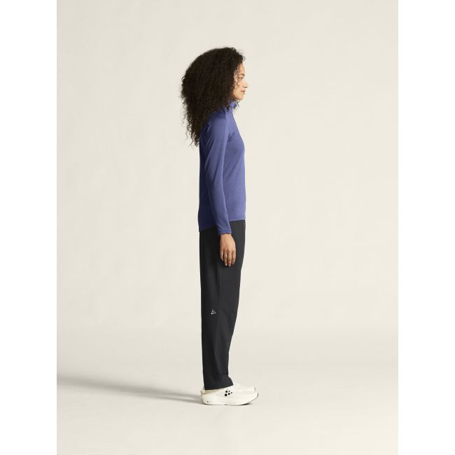 Craft Core Gain Midlayer W – Bluză strat intermediar cu fermoar scurt - Albastru (388000)