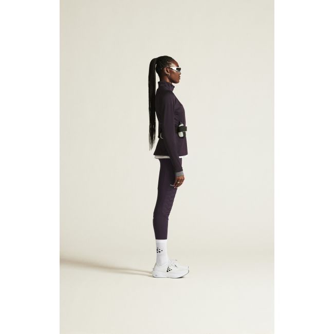 Craft Core Gain Thermal Midlayer W – Bluză fleece termică cu fermoar scurt - Mov