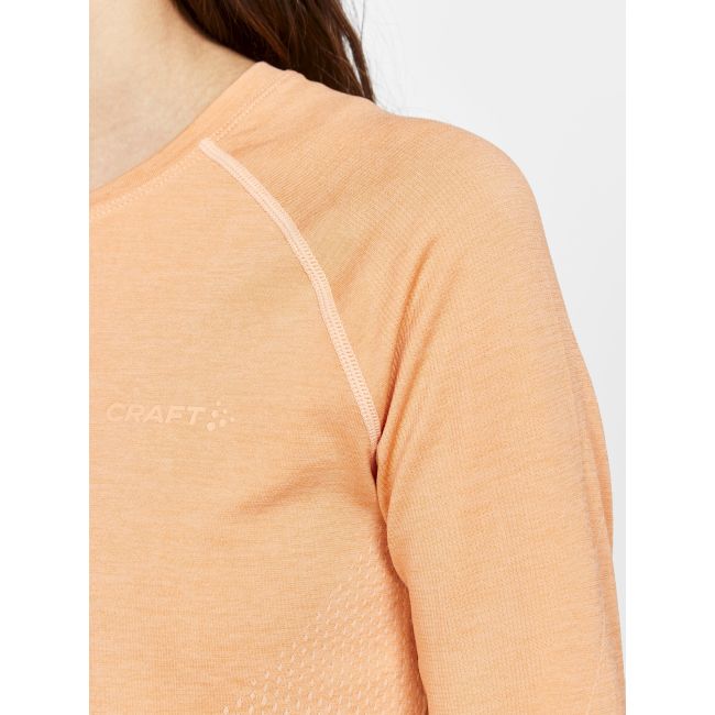 Craft Core Dry Active Comfort LS W – Bluză strat de bază - Portocaliu (B716000)