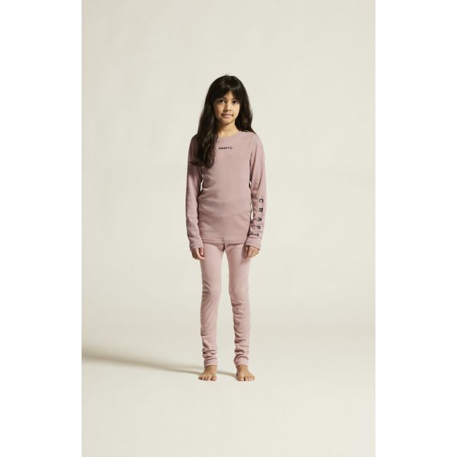 Craft Core Warm Baselayer Set Junior – Set strat de bază cald pentru copii - Roz