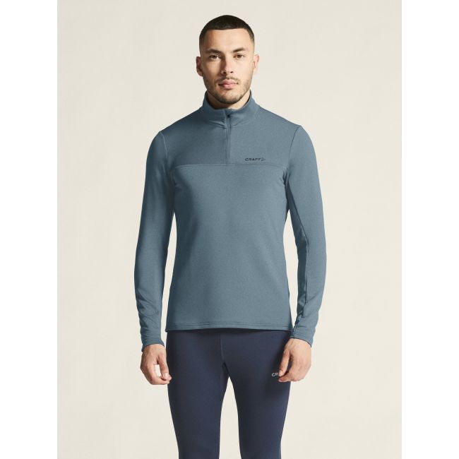 Craft Core Gain Midlayer – Bluză strat intermediar cu fermoar scurt - Albastru (376000)