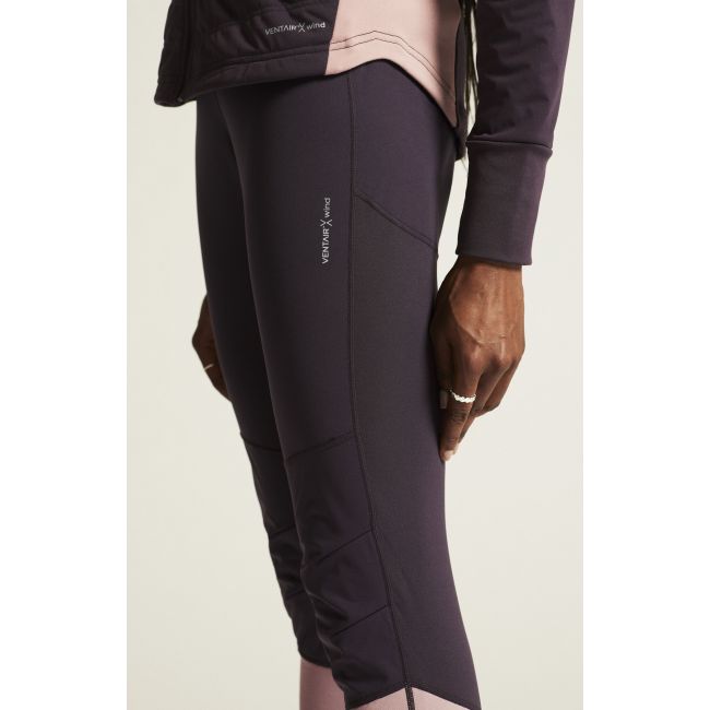 Craft ADV Essence Warm Wind Tights W – Colanți calzi anti-vânt - Mov