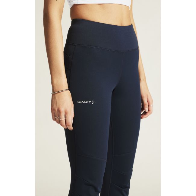 Craft ADV Essence Warm Wind Tights W – Colanți calzi anti-vânt - Albastru (396000)