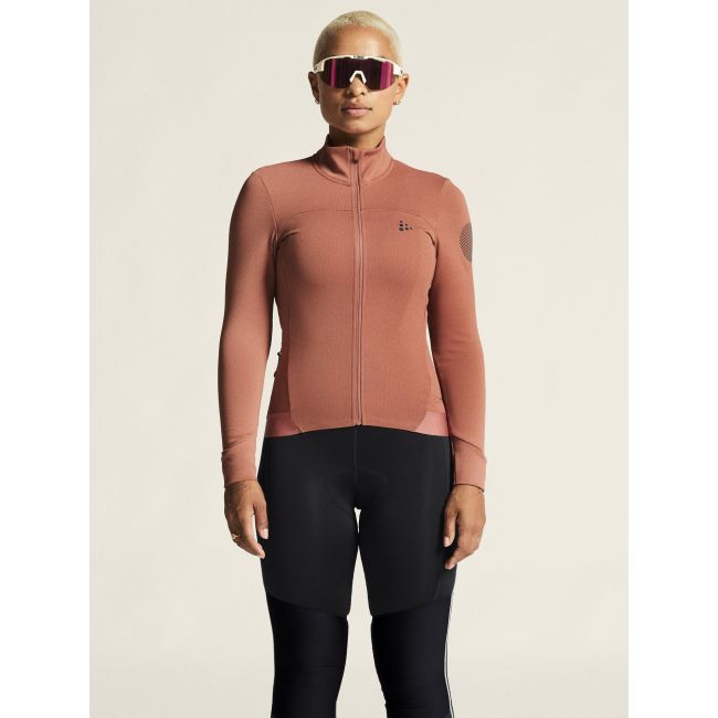 Craft ADV Bike Subz LS Jersey W – Tricou de ciclism cald cu mânecă lungă - Roz (747000)