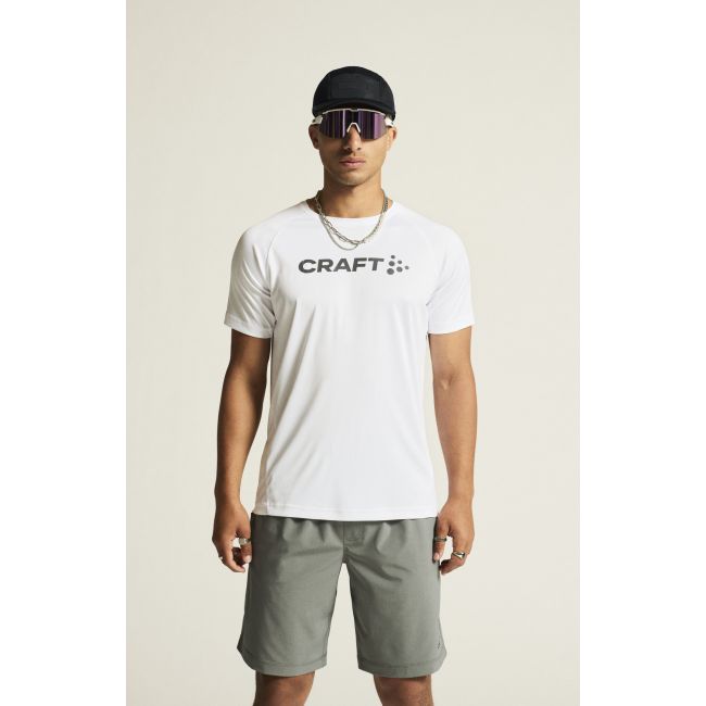 Craft Core Essence Logo Tee – Tricou de antrenament cu logo - Alb