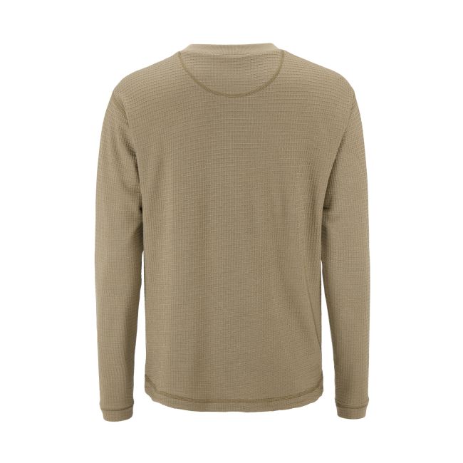 Craft Layers Wool Waffle Rn – Bluză din lână cu textură waffle - Bej