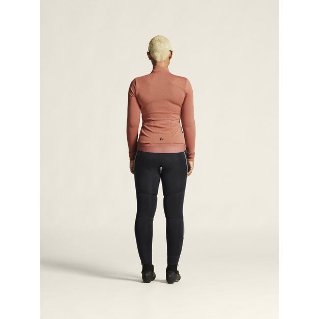 Craft ADV Bike Subz LS Jersey W – Tricou de ciclism cald cu mânecă lungă - Roz (747000)