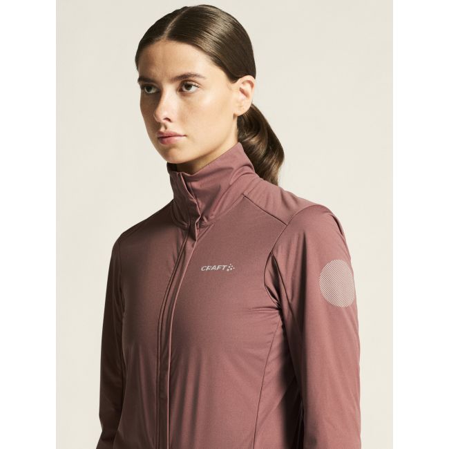 Craft Core Bike Subz Insulate Jacket W – Geacă softshell de ciclism izolată - Roșu