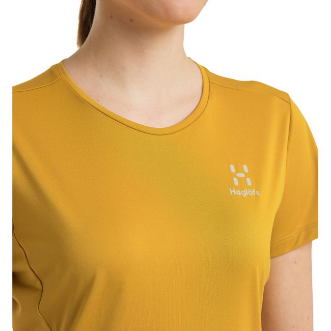 Haglöfs L.I.M Tech Tee W – Tricou tehnic ultraușor - Galben