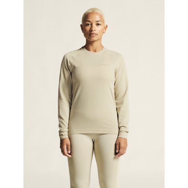 Craft Active Comfort LS 2 W – Bluză strat de bază - Bej