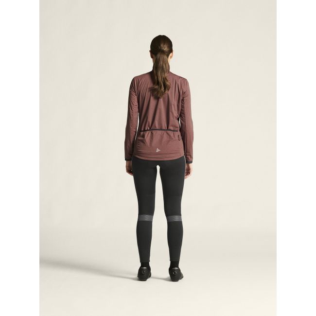 Craft Core Bike Subz Insulate Jacket W – Geacă softshell de ciclism izolată - Roșu