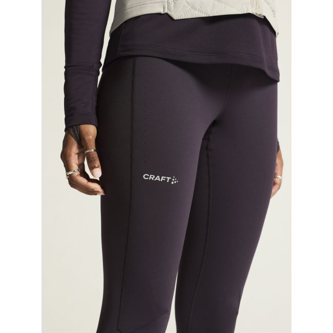 Craft ADV Subz Wind Tights 2 W – Colanți de alergare anti-vânt pentru iarnă - Mov