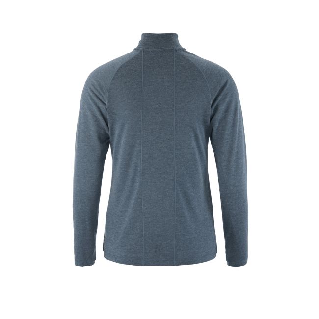 Craft ADV Subz Wool LS Tee 3 W – Bluză de alergare cu merinos și fermoar scurt - Albastru
