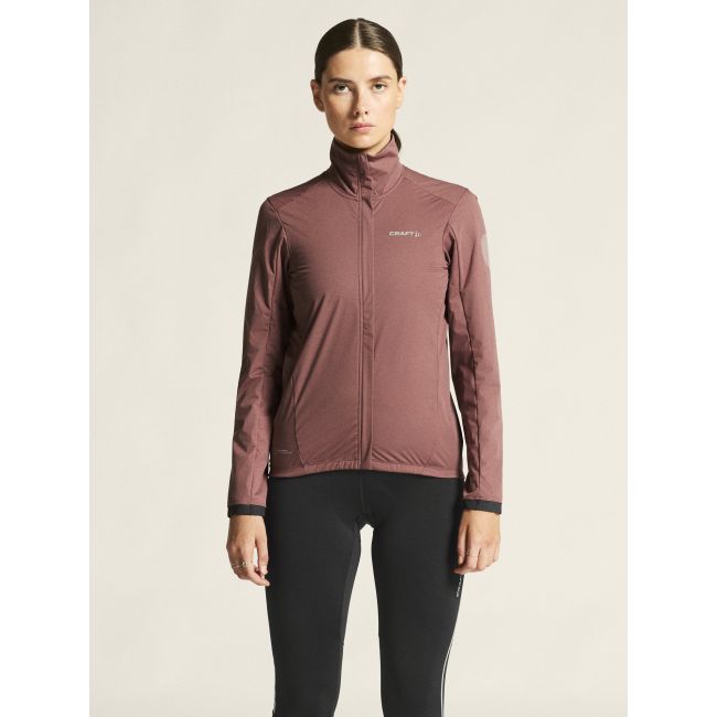 Craft Core Bike Subz Insulate Jacket W – Geacă softshell de ciclism izolată - Roșu