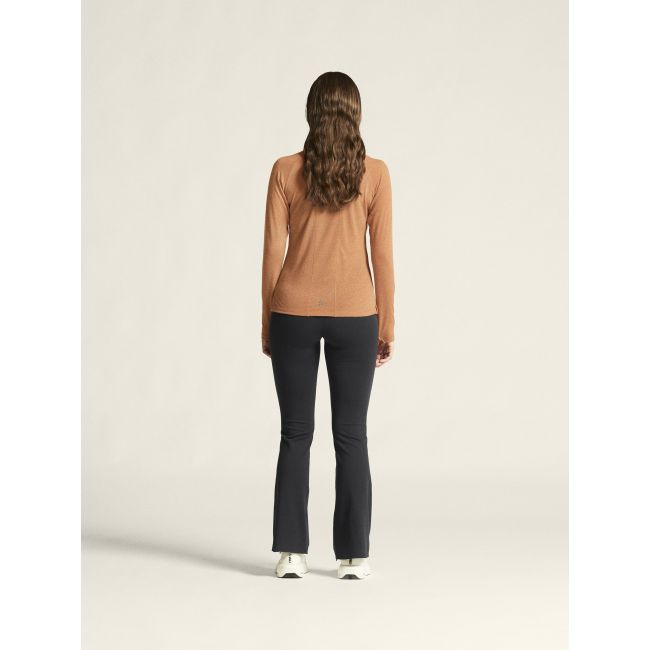 Craft ADV Subz Wool LS Tee 3 W – Bluză de alergare cu merinos și fermoar scurt - Bej