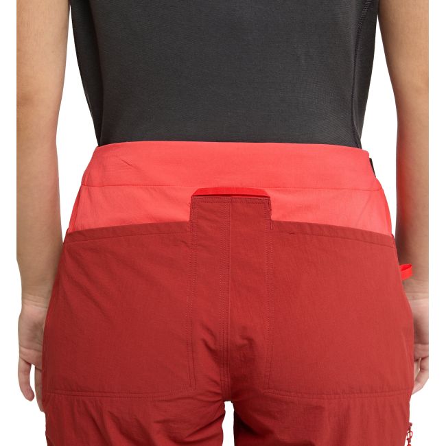 Haglöfs ROC Spitz Shorts W – Pantaloni scurți de cățărare - Roșu Corrosion/Poppy red